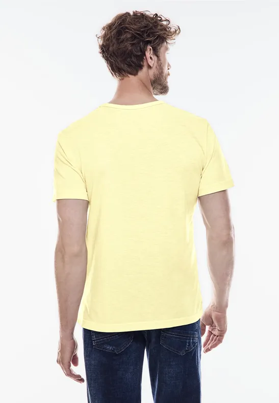 STREET ONE MEN TSHIRT MET PRINT OP DE VOORKANT
